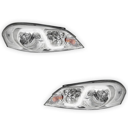Chevrolet Impala LS / LT / LTZ (2006 - 2013) LED DRL Replacement Headlights LH + RH
