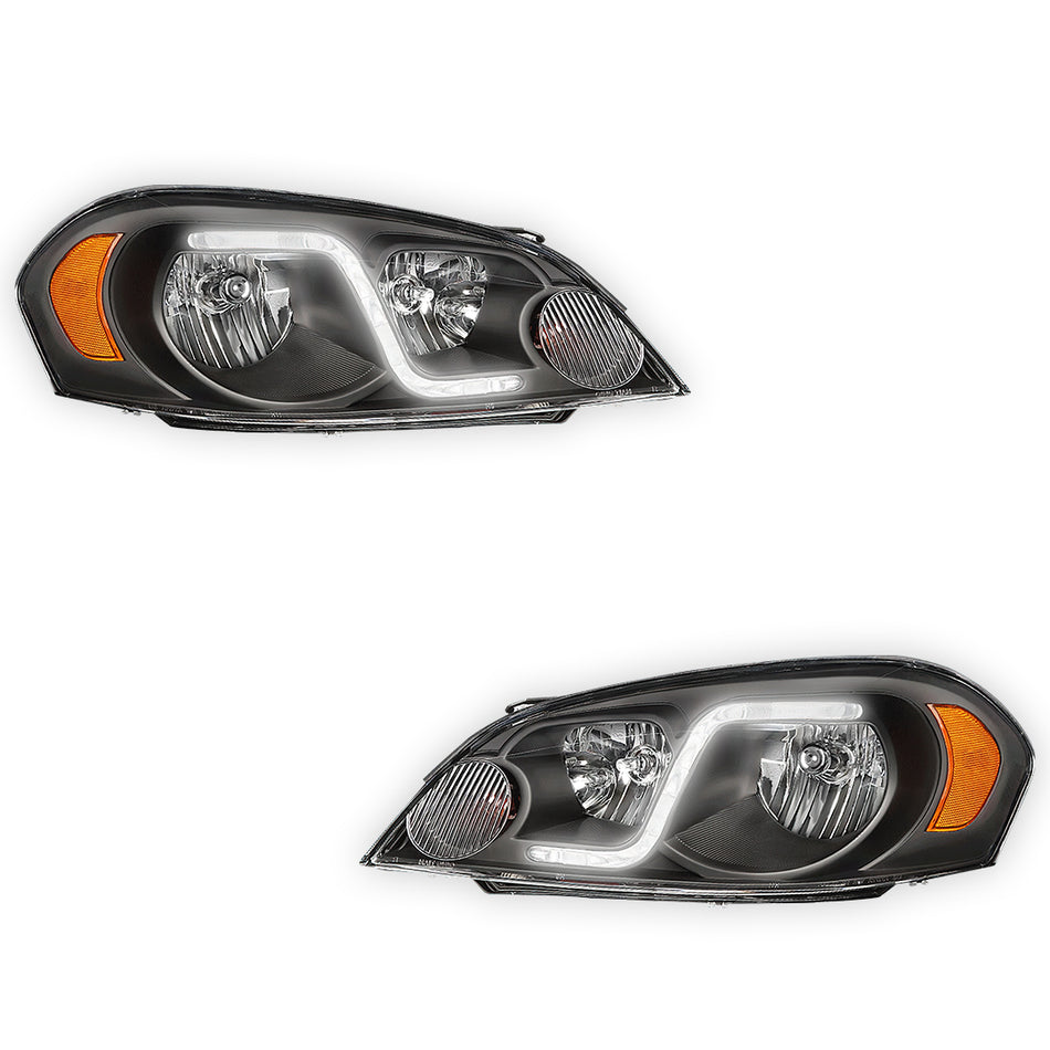 Chevrolet Monte Carlo LS / LT / SS (2006 - 2007) LED DRL Replacement Headlights LH + RH