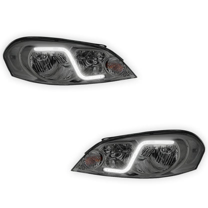 Chevrolet Monte Carlo LS / LT / SS (2006 - 2007) LED DRL Replacement Headlights LH + RH