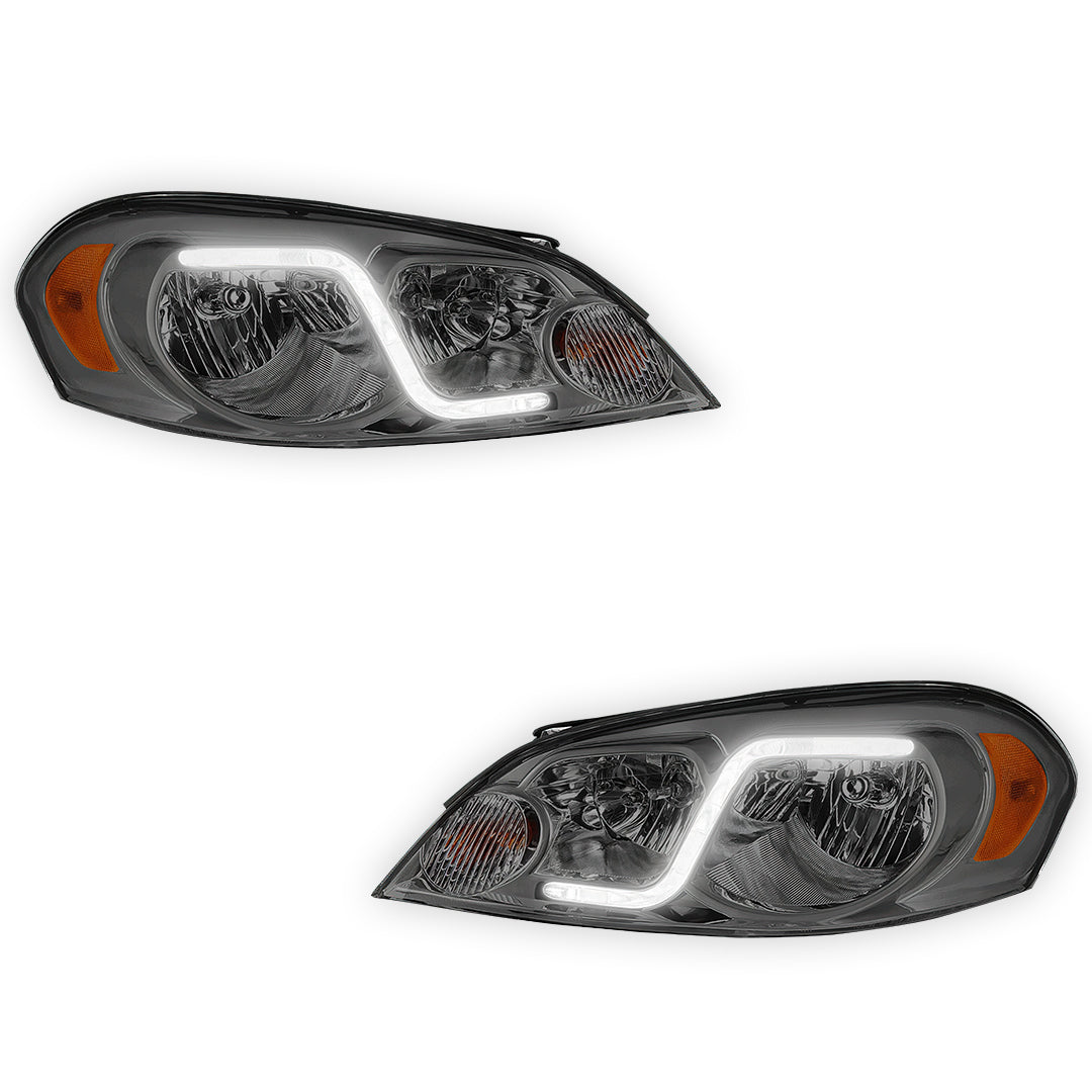 Chevrolet Monte Carlo LS / LT / SS (2006 - 2007) LED DRL Replacement Headlights LH + RH