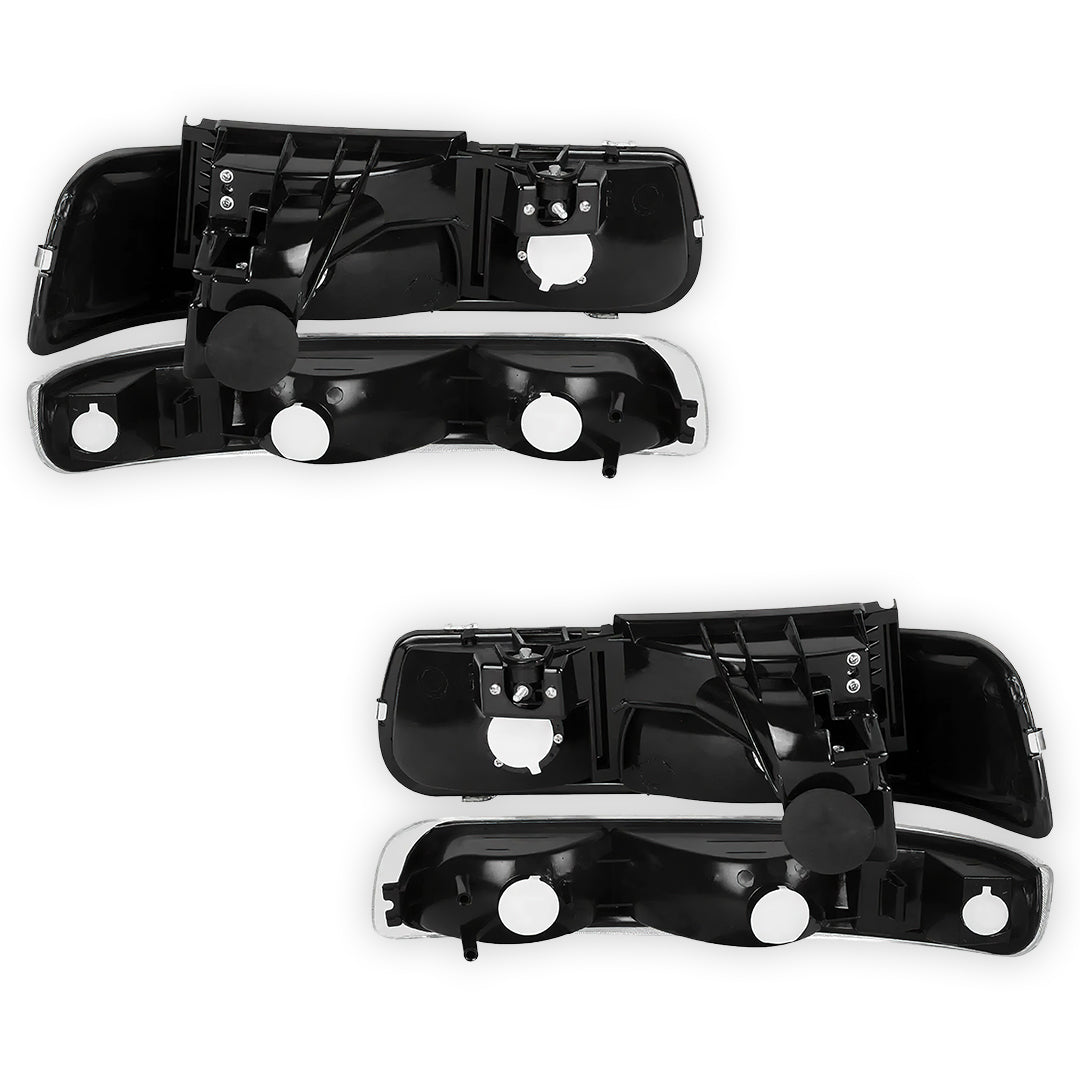 Chevrolet Suburban 2500 LS / LT (2000 - 2006) Replacement Headlights and Bumper Lights LH + RH