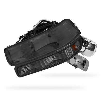Chevrolet Suburban 2500 LS / LT (2000 - 2006) Replacement Headlights and Bumper Lights LH + RH