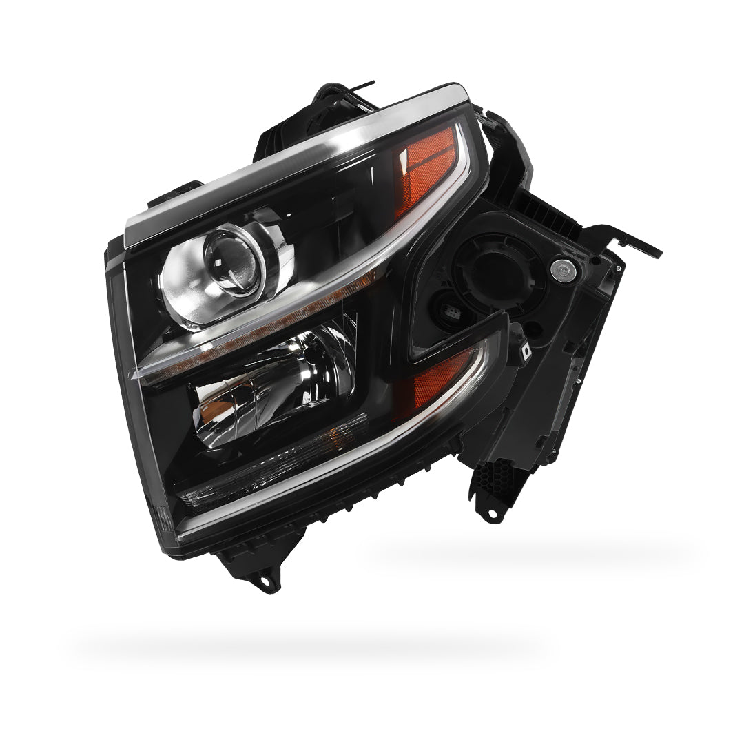 Chevrolet Suburban 3500 HD LS / LT (2016 - 2019) Replacement Black Halogen Headlights LH + RH