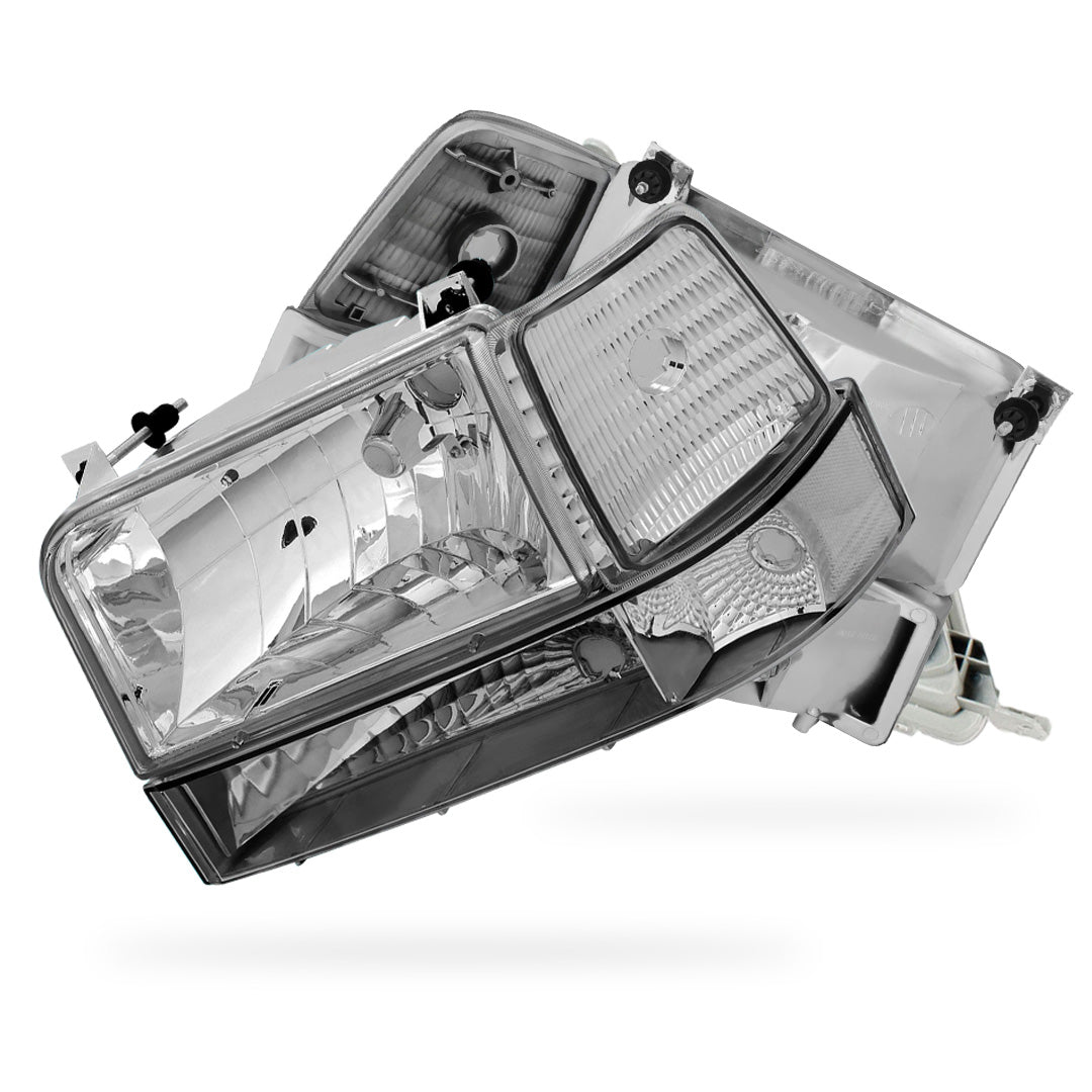 Ford F-150 (1992 - 1996) Replacement Headlights and Bumper Lights LH + RH