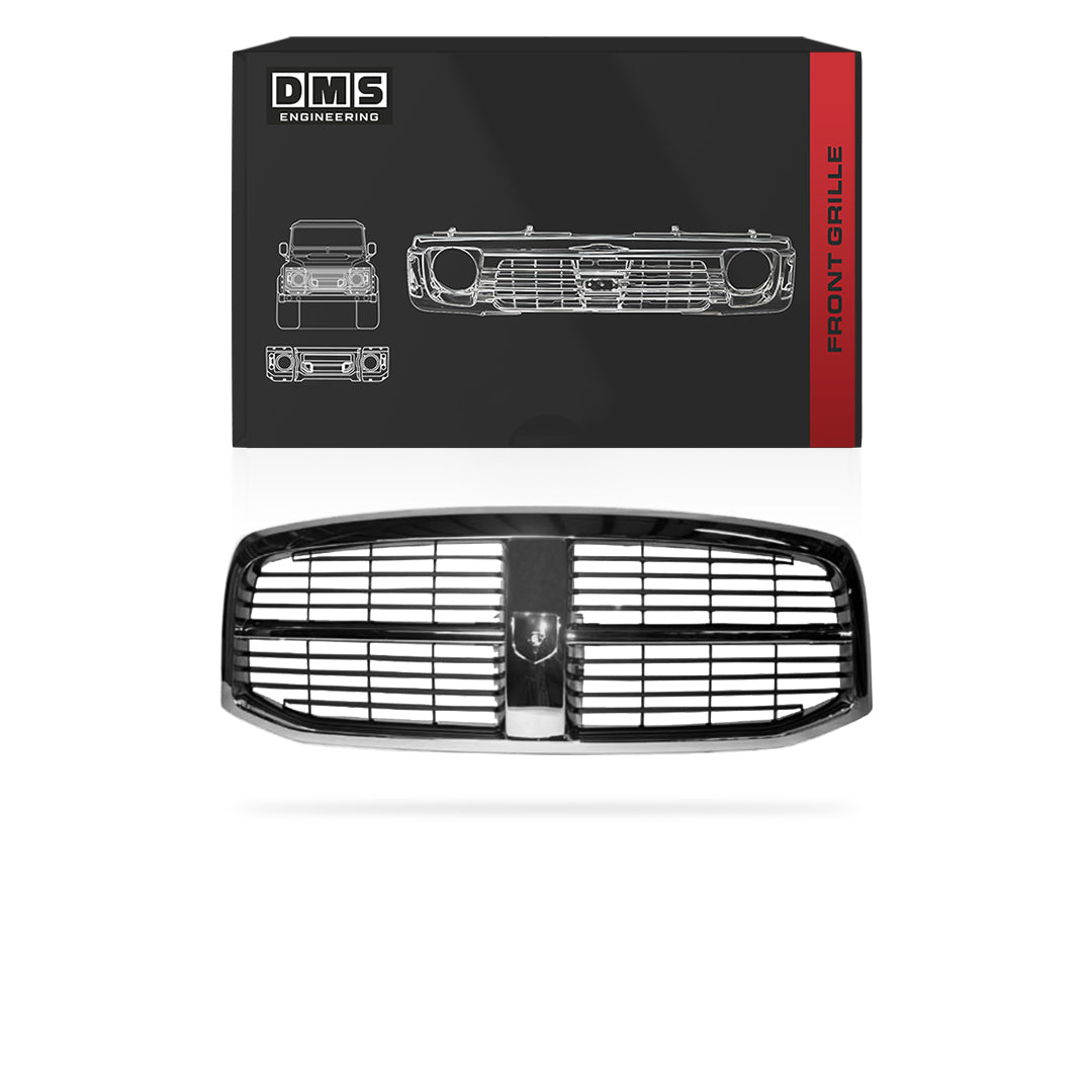 Dodge RAM 1500 (2006 - 2008) Chrome and Black Grille