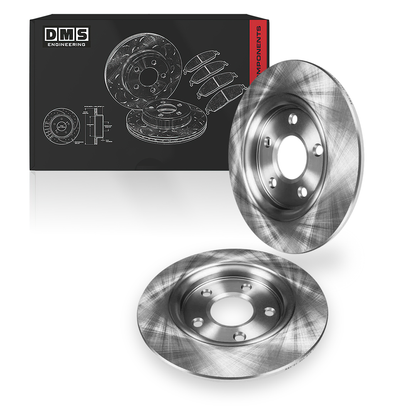 Chrysler Town & Country (2008 - 2012) Front and Rear Standard Brake Rotors and Brake Pads LH + RH