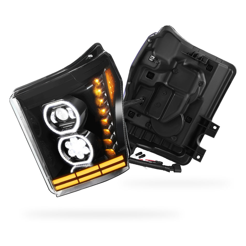 Ford F-250 Super Duty (2011 - 2016) Full LED Projector Headlights LH - RH