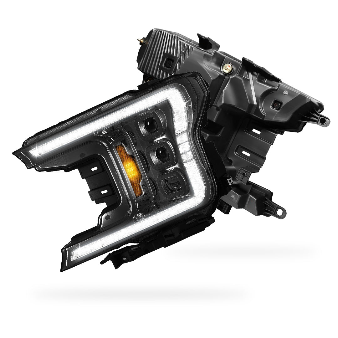 Ford F-150 (2018 - 2020) Full LED Switchback Sequential Projector Headlights LH + RH