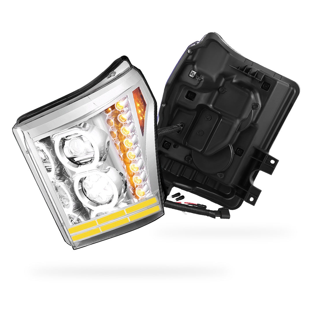 Ford F-250 Super Duty (2011 - 2016) Full LED Projector Headlights LH - RH