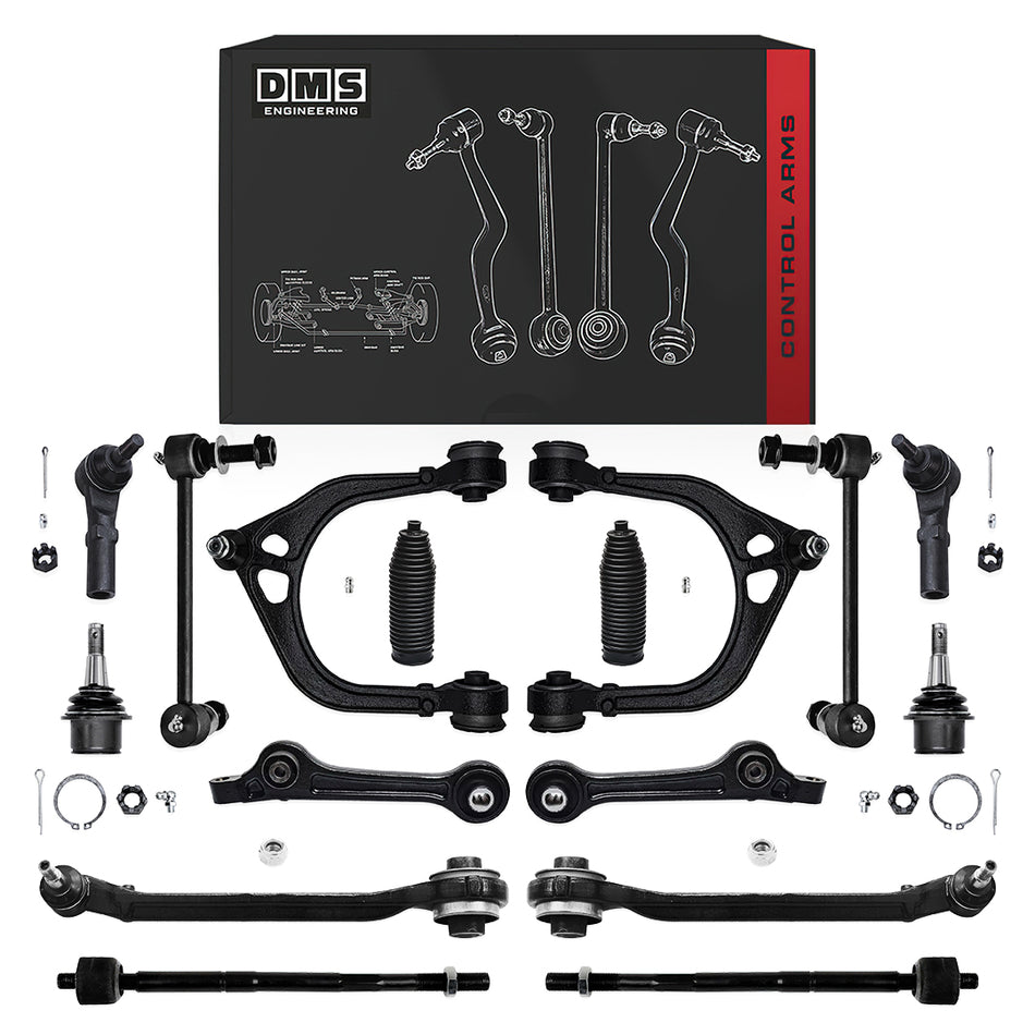 Dodge Challenger (2011 - 2014) Control Arms and Sway Bar Links Complete Suspension Kit LH + RH