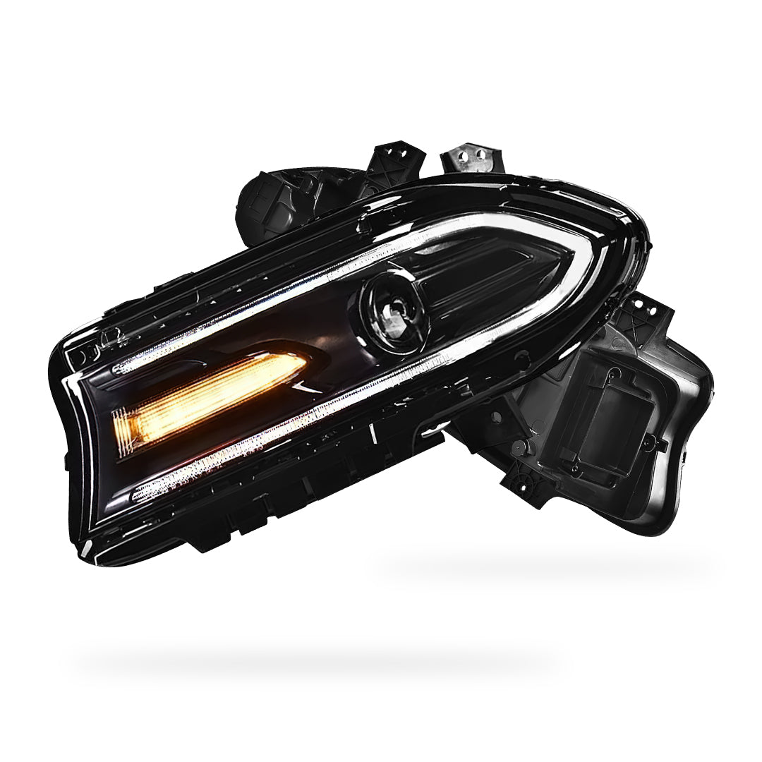 Dodge Charger (2015 - 2022) LED DRL Halogen Projector Headlights LH + RH