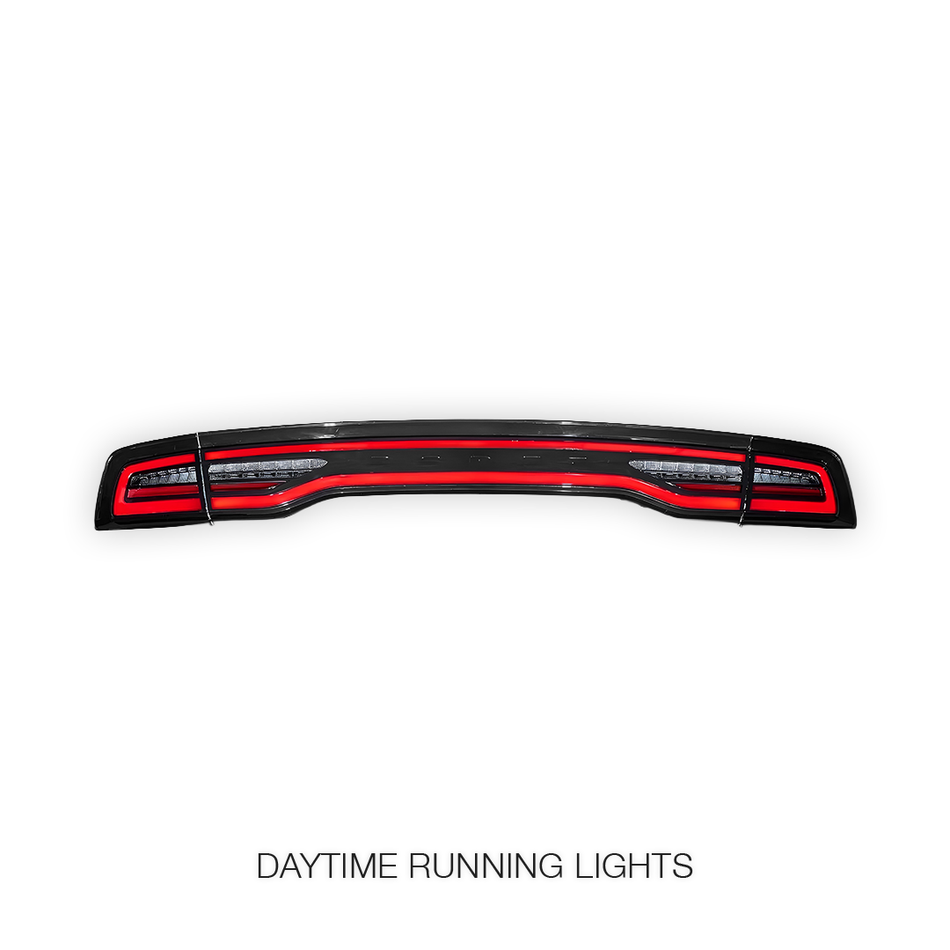 Dodge Charger (2011 - 2014) Sequential Full LED Inner and Outer Tail Lights Assembly