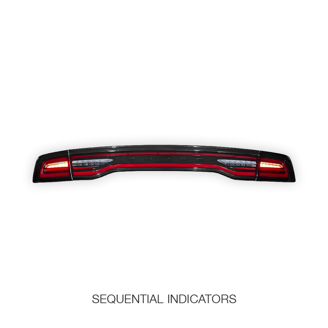 Dodge Charger (2011 - 2014) Sequential Full LED Inner and Outer Tail Lights Assembly