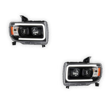 GMC Canyon All Terrain / AT4 / Denali / Elevation / Elevation Standard / SL / SLE / SLT (2015 - 2022) LED DRL Light Tube Projector Replacement Headlights LH + RH