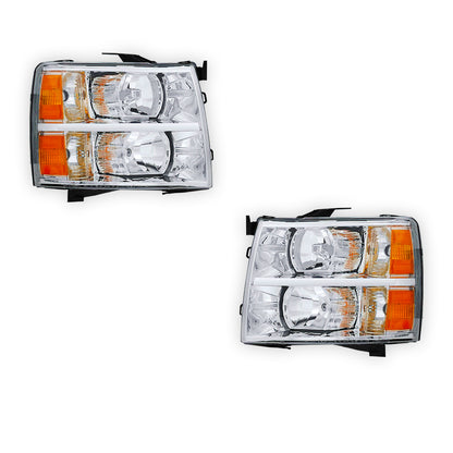 Chevrolet Silverado 2500 HD WT / LT / LTZ (2007 - 2014) Replacement Headlights LH + RH