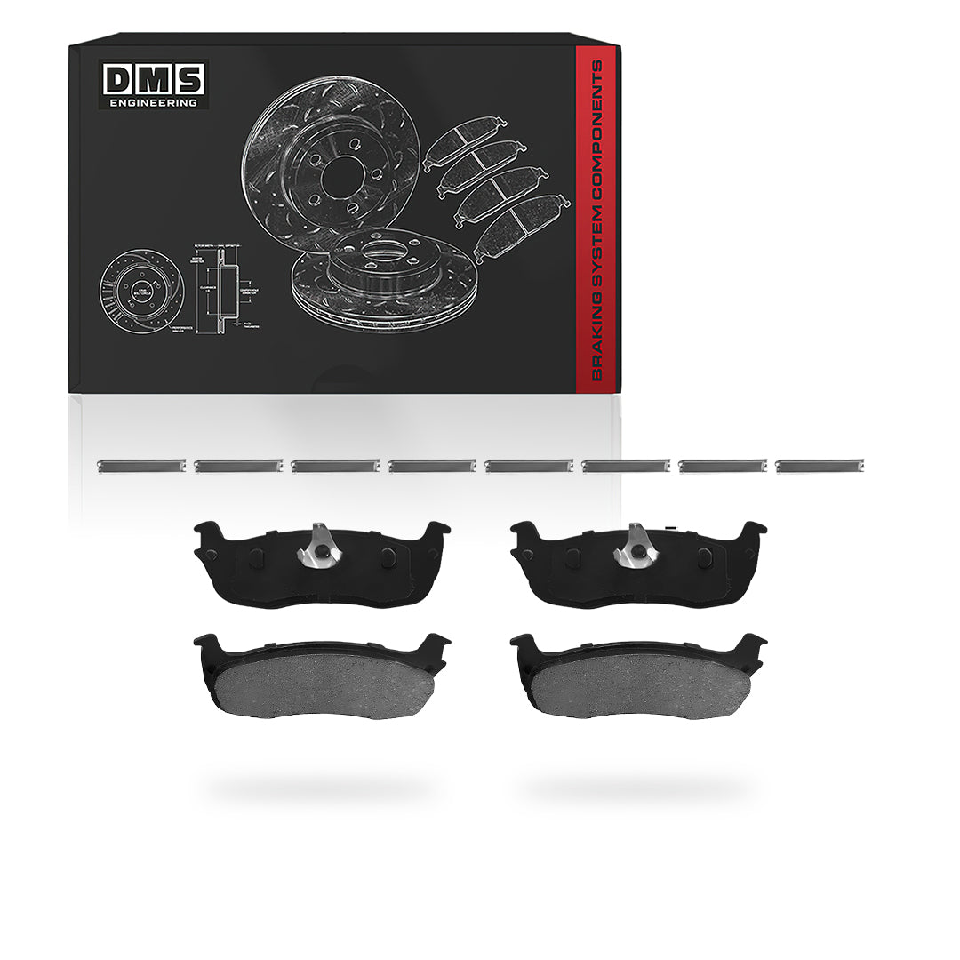 Ford F-150 (2000 - 2003) Front and Rear Standard Brake Rotors and Brake Pads LH + RH