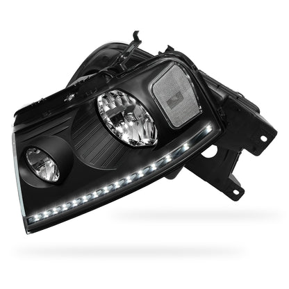 Ford F-150 (2004 - 2008) LED DRL Replacement Headlights LH + RH