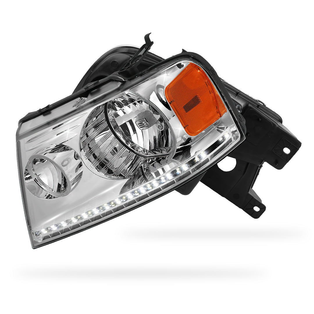 Ford F-150 (2004 - 2008) LED DRL Replacement Headlights LH + RH