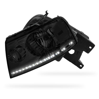 Ford F-150 (2004 - 2008) LED DRL Replacement Headlights LH + RH