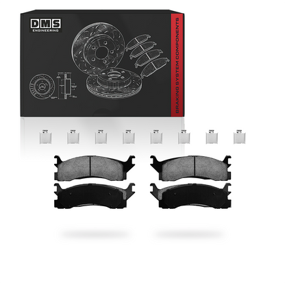 Ford F-150 (2012 - 2020) Front and Rear Drilled & Slotted Brake Rotors and Brake Pads LH + RH
