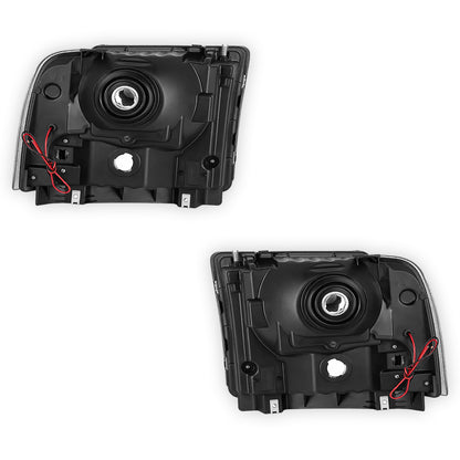 Ford F-550 Super Duty (2005 - 2007) LED DRL Replacement Headlights LH + RH