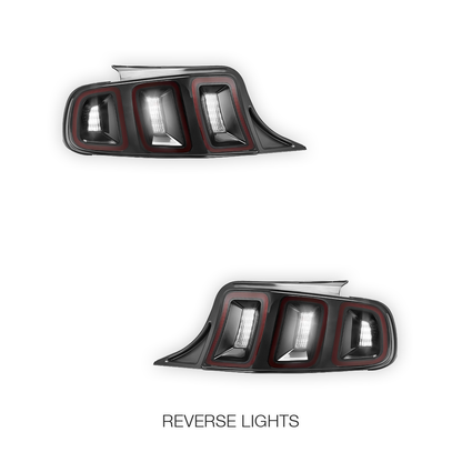 Ford Mustang (2010 - 2014) Sequential Black Full LED Tail Lights LH + RH