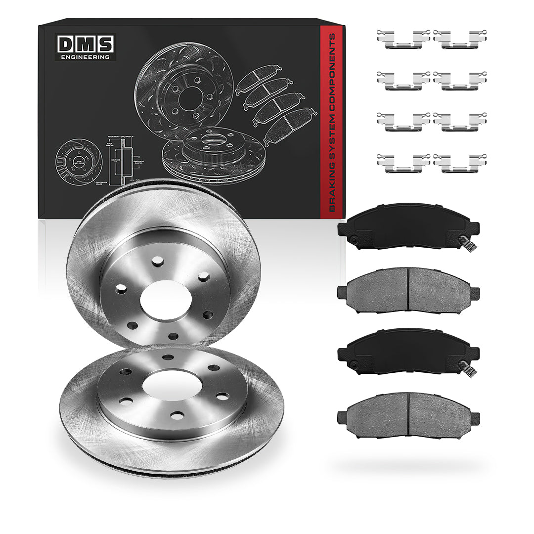 Suzuki Equator (2009 - 2012) Front and Rear Standard Brake Rotors and Brake Pads LH + RH