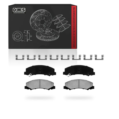 Chevrolet Monte Carlo LT / LTZ / SS (2006 - 2007) Front and Rear Standard Brake Rotors and Brake Pads LH + RH