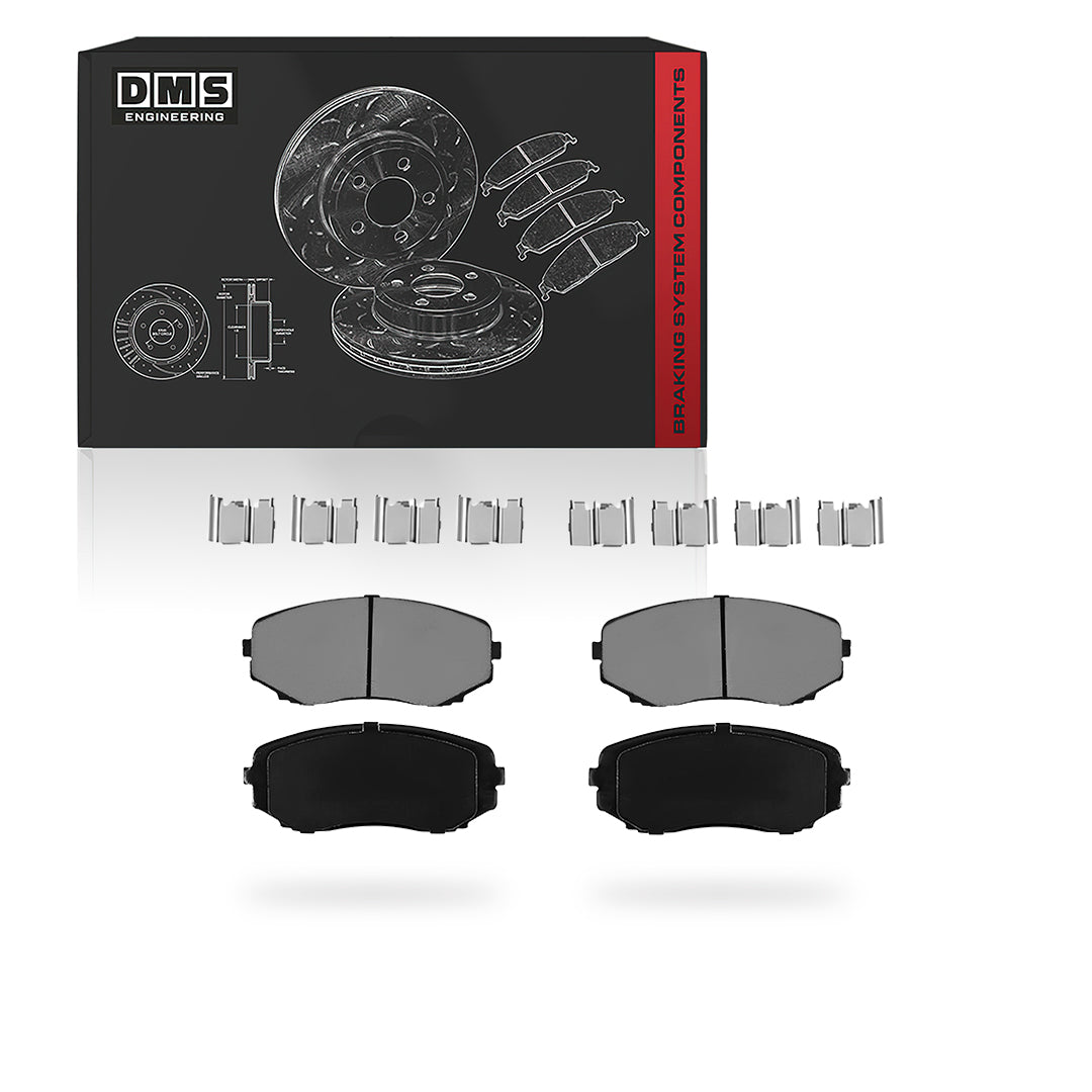 Lexus RX350 (2010 - 2015) Front and Rear Standard Brake Rotors and Brake Pads LH + RH