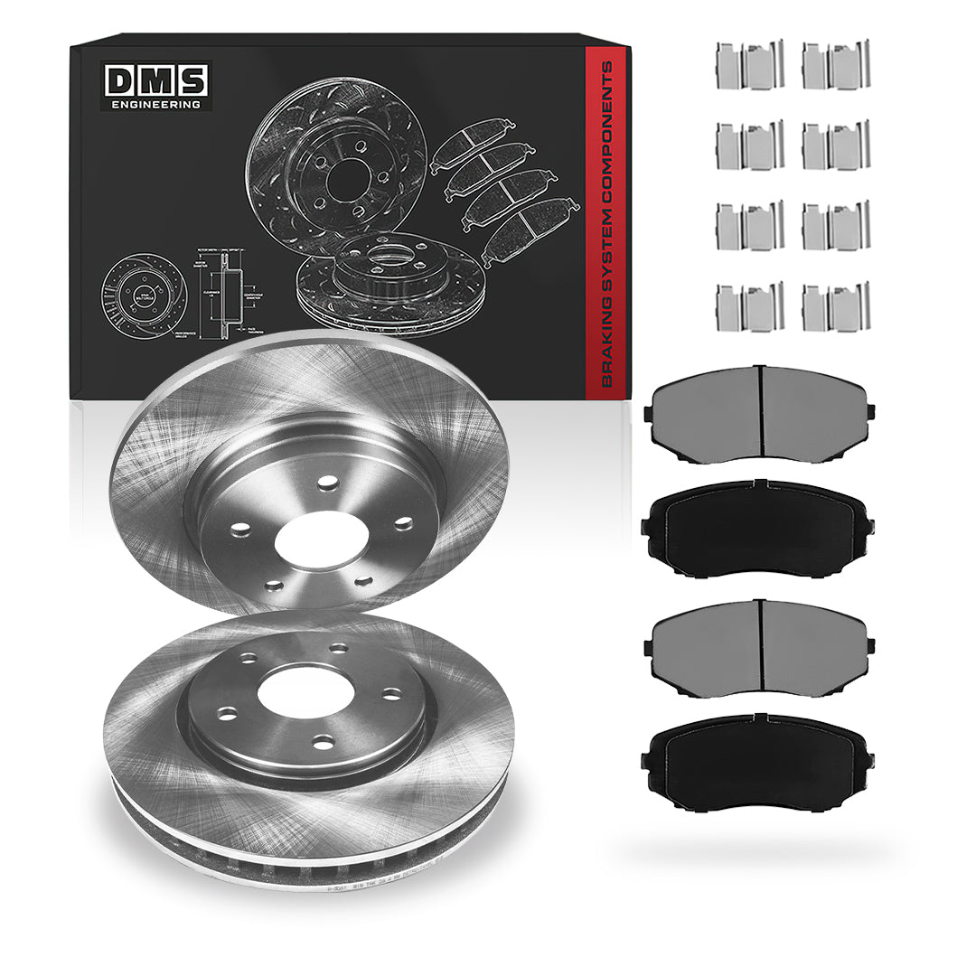 Lexus RX350 (2010 - 2015) Front and Rear Standard Brake Rotors and Brake Pads LH + RH
