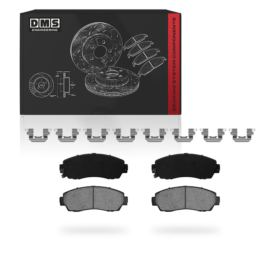 Honda Odyssey (2011 - 2014) Front and Rear Standard Brake Rotors and Brake Pads LH + RH