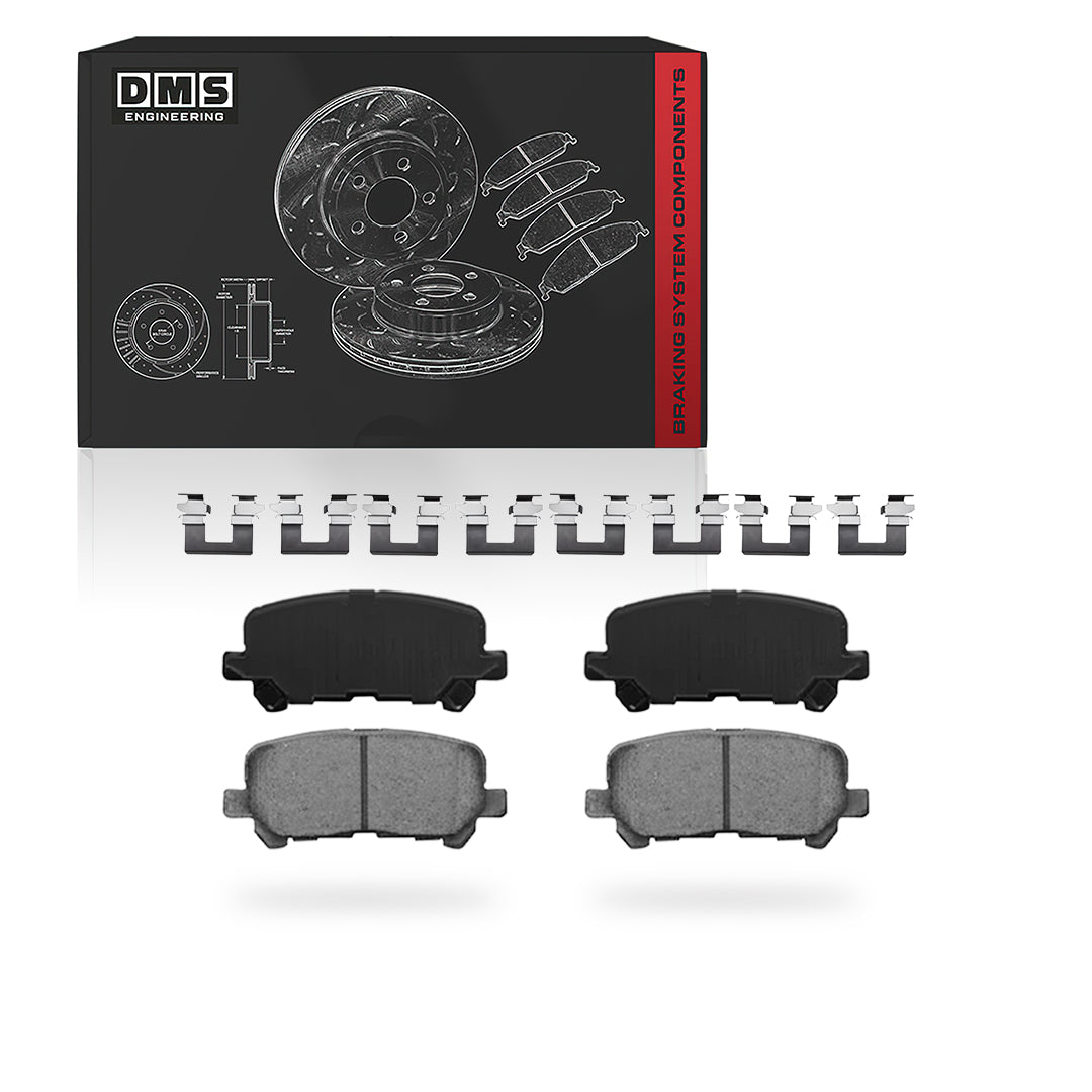 Honda Odyssey (2011 - 2014) Front and Rear Standard Brake Rotors and Brake Pads LH + RH