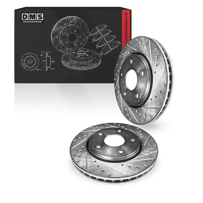 Honda Odyssey (2011 - 2014) Front and Rear Standard Brake Rotors and Brake Pads LH + RH