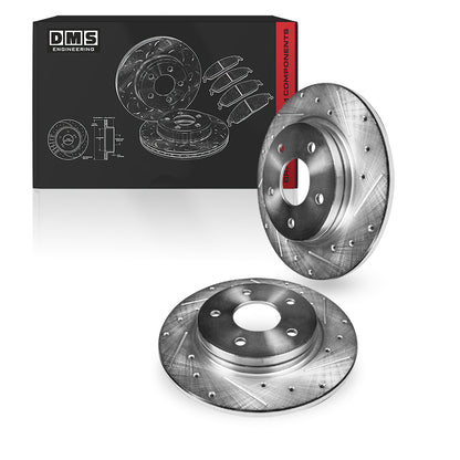 Honda Odyssey (2011 - 2014) Front and Rear Standard Brake Rotors and Brake Pads LH + RH