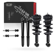 GMC Sierra 1500 SLE / SLT (2014-2018) Front & Rear Shock Absorbers and Struts + Sway Bar Links LH + RH