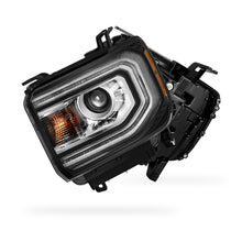 GMC Sierra 1500 (2016 - 2018) LED DRL HID/Xenon Black Projector Headlights LH + RH