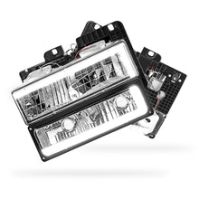 GMC C2500 Suburban SLE / SLT (1992 - 1999) C-LED DRL Replacement Headlights LH + RH