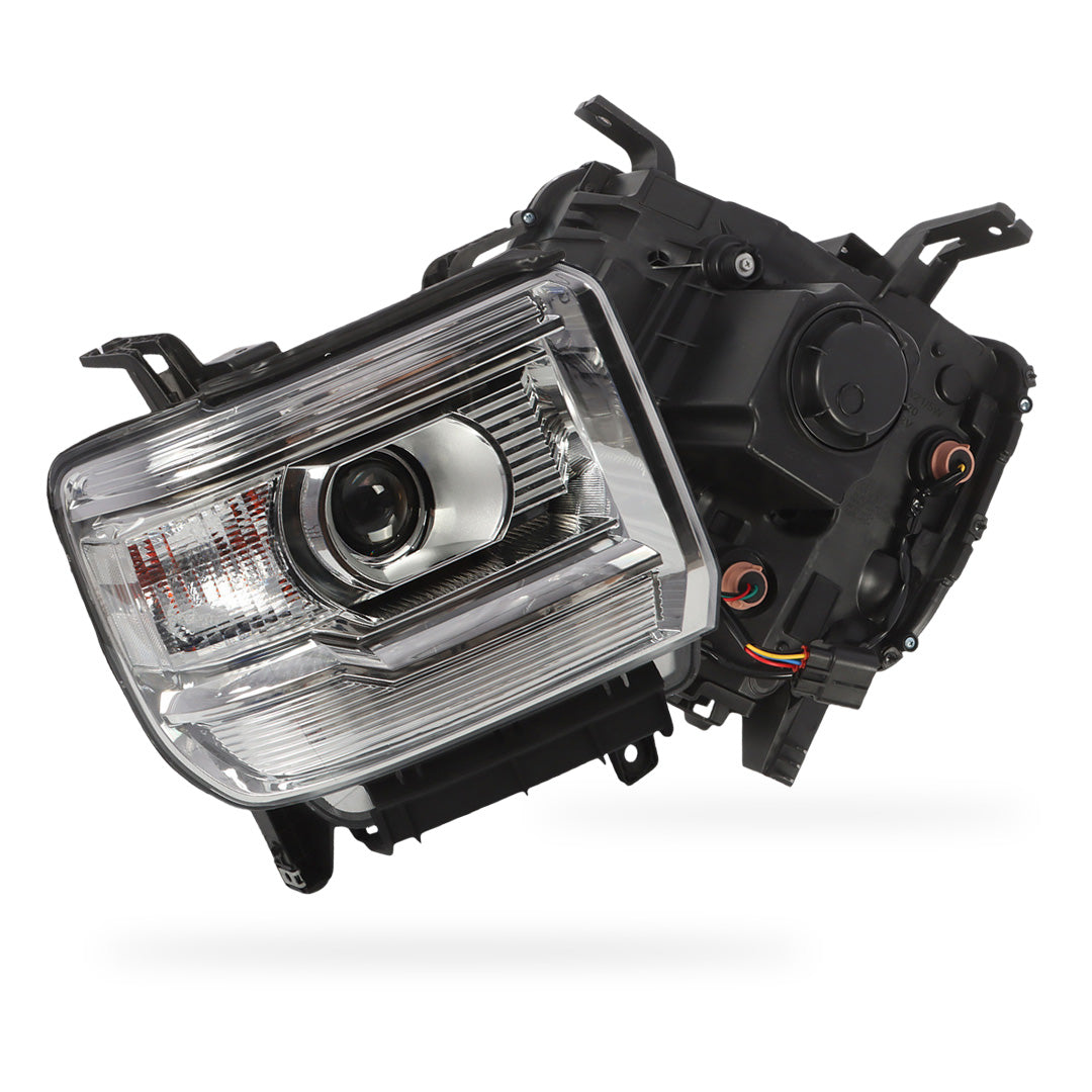 GMC Sierra 2500 HD Denali / SLE / SLT (2015 - 2019) Replacement LED DRL Projector Headlights LH + RH