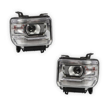 GMC Sierra 2500 HD Denali / SLE / SLT (2015 - 2019) Replacement LED DRL Projector Headlights LH + RH