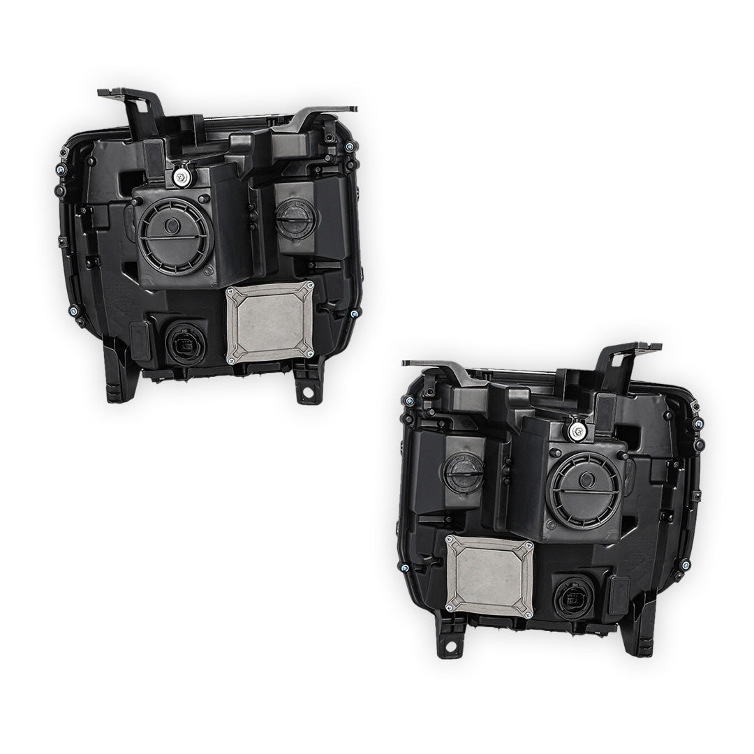 GMC Sierra 1500 Limited SLE (2019) Replacement LED DRL HID/Xenon OE Style Headlights LH + RH