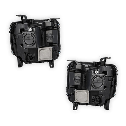 GMC Sierra 1500 Limited SLE (2019) Replacement LED DRL HID/Xenon OE Style Headlights LH + RH