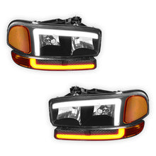 GMC Yukon SLE / SLT (1999 - 2006) L-LED DRL Replacement Headlights LH + RH
