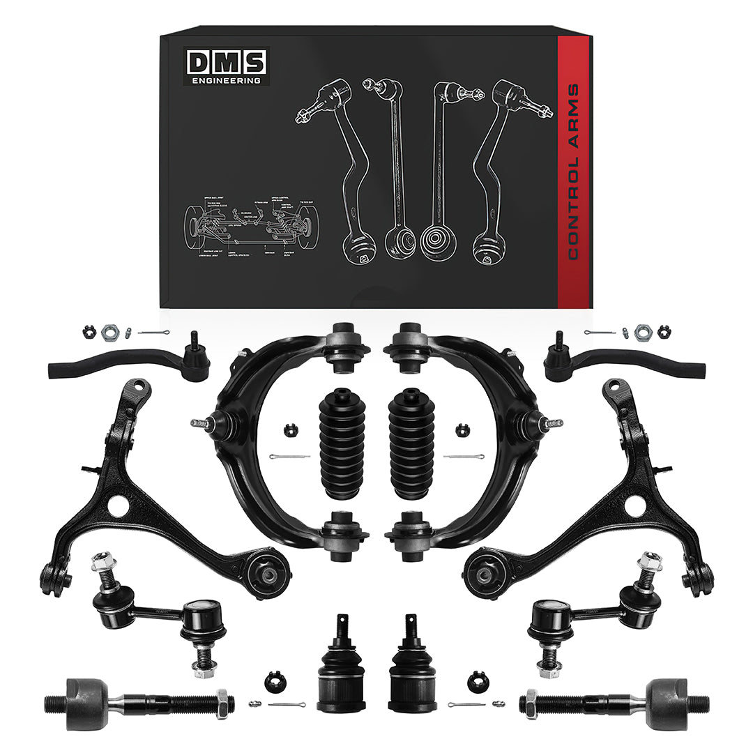 Honda Accord (2003 - 2007) Control Arms and Sway Bar Links Complete Suspension Kit LH + RH