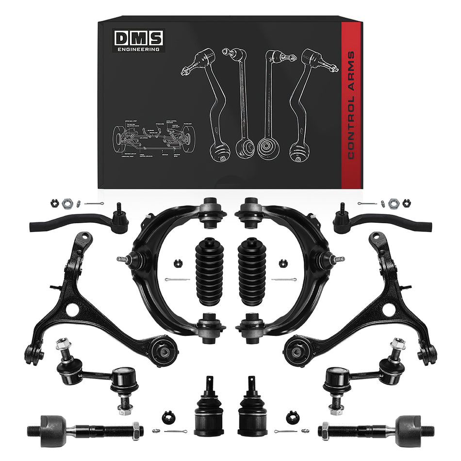 Honda Accord (2003 - 2007) Control Arms and Sway Bar Links Complete Suspension Kit LH + RH