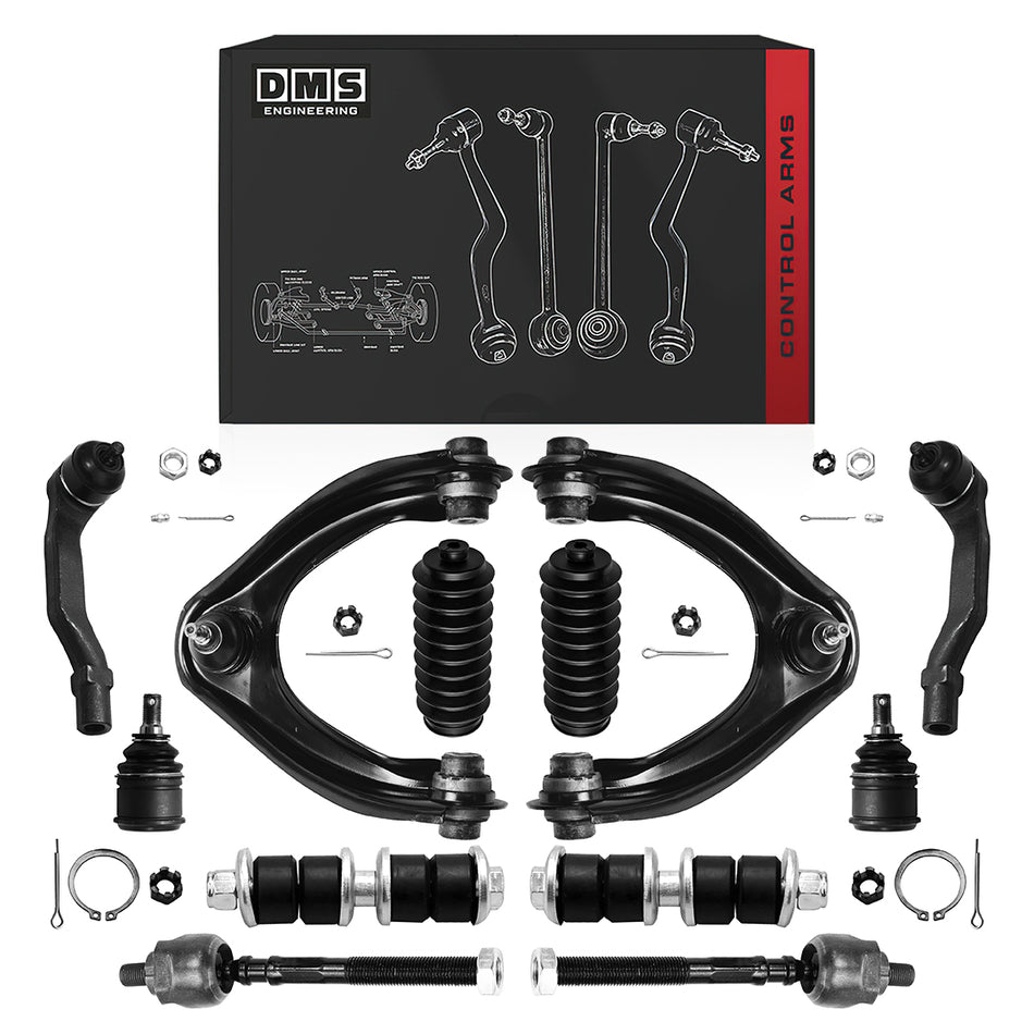 Honda Civic (1996 - 2000) Control Arms and Sway Bar Links Complete Suspension Kit LH + RH