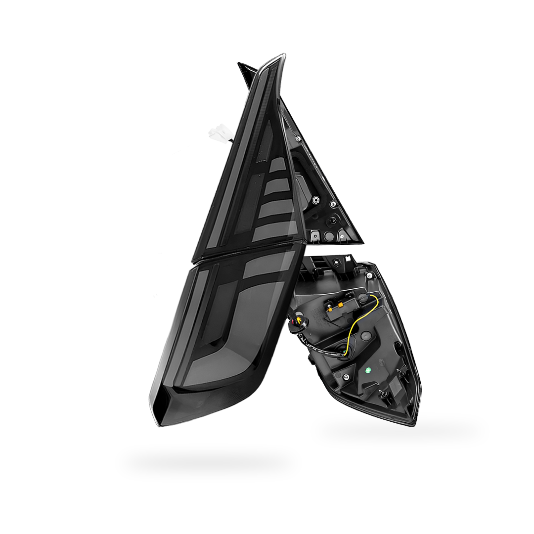 Honda Civic Sedan (2022 - 2024) Sequential V2 Demon Eye Smoked LED Inner and Outer Tail Lights LH + RH