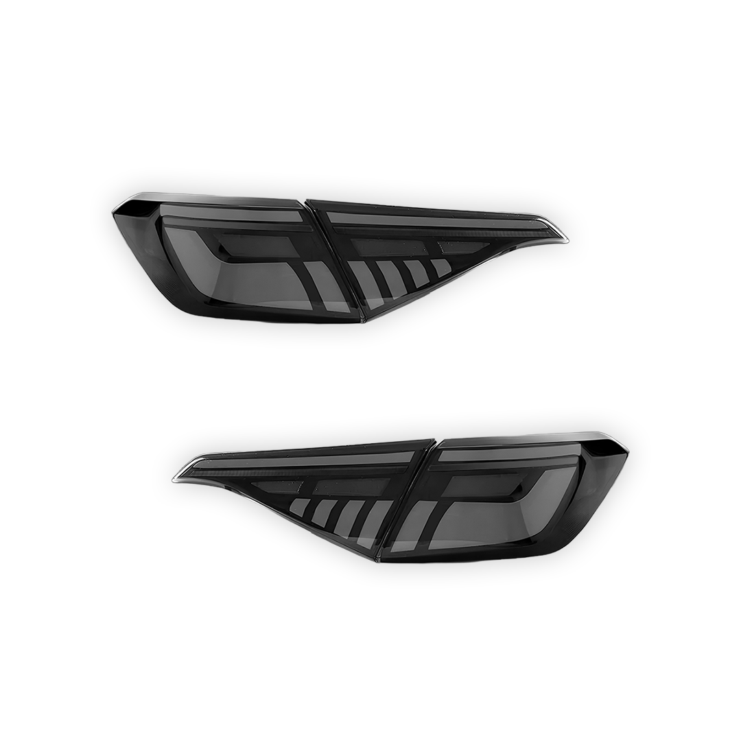 Honda Civic Sedan (2022 - 2024) Sequential V2 Demon Eye Smoked LED Inner and Outer Tail Lights LH + RH