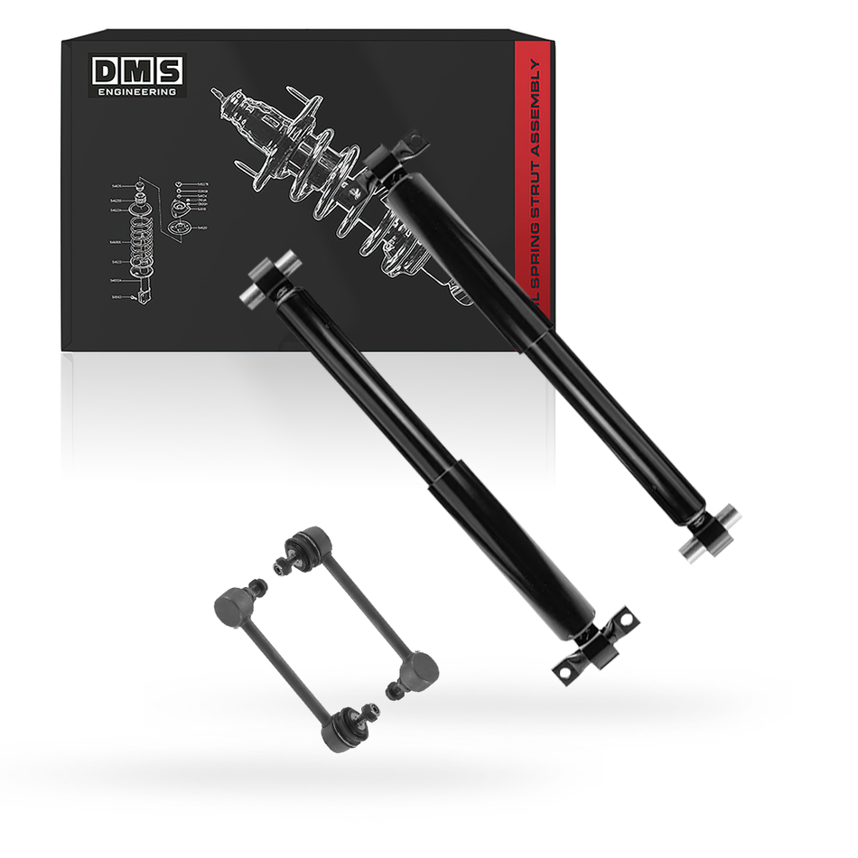 Honda Pilot EX / EX-L / Touring (2009-2015) Front & Rear Shock Absorbers and Struts + Sway Bar Links LH + RH