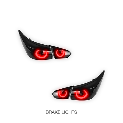 INFINITI Q50 (2014 - 2017) Smoked LED Tail Lights LH + RH
