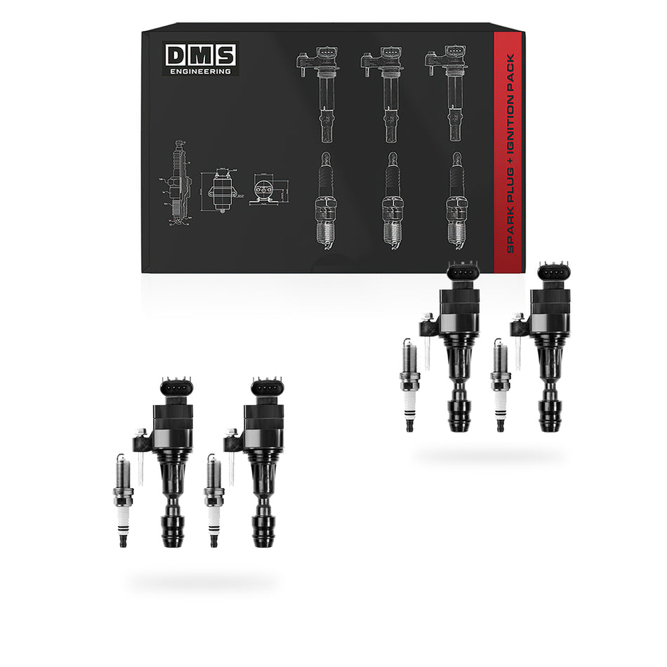 Chevrolet HHR (2006 - 2011) 2.0L / 2.2L / 2.4L Ignition Coils and Spark Plugs Complete Set